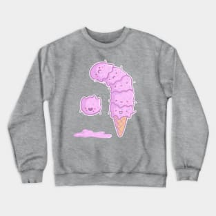 Super Cute Ice Cream Disaster Crewneck Sweatshirt